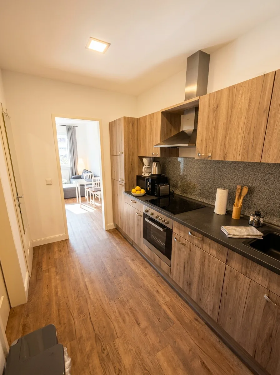Charmante Wohnung – Schlafbereich